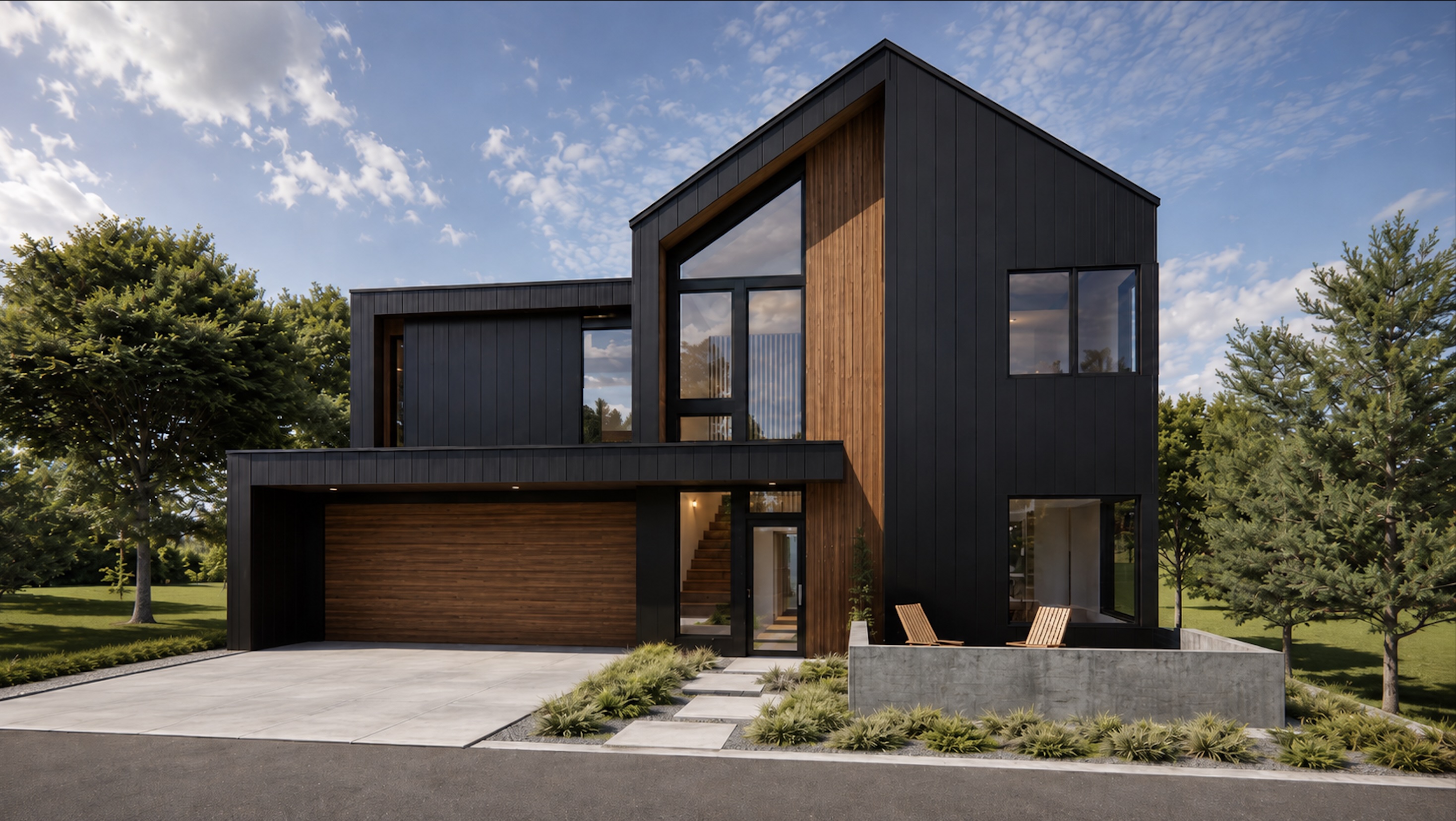 The Ridge — Modern Two-Story Home Plans
